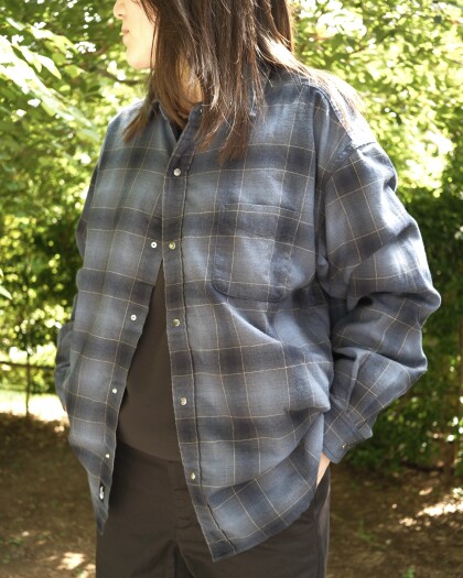 L/S Flannel Ombre Check Shirt