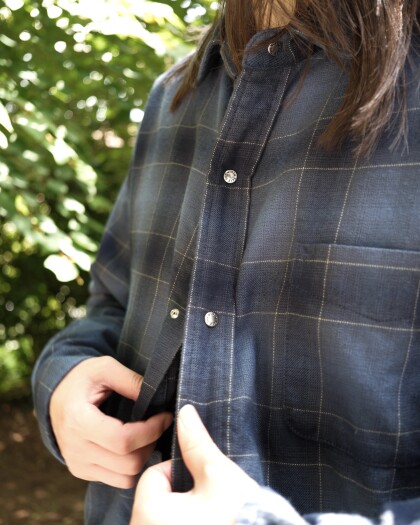 L/S Flannel Ombre Check Shirt