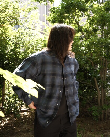 L/S Flannel Ombre Check Shirt