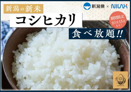 【10/9(金)〜10/15(木)限定】新潟の新米コシヒカリ食べ放題!! 点心＆麻辣湯と一緒に秋の味覚を満喫✨