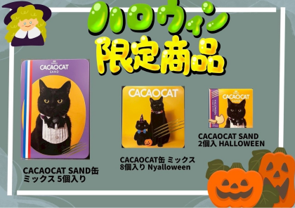 🎃ハロウィン限定 カカオキャット入荷しました❣️