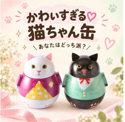 猫ちゃん缶入荷しました！！
