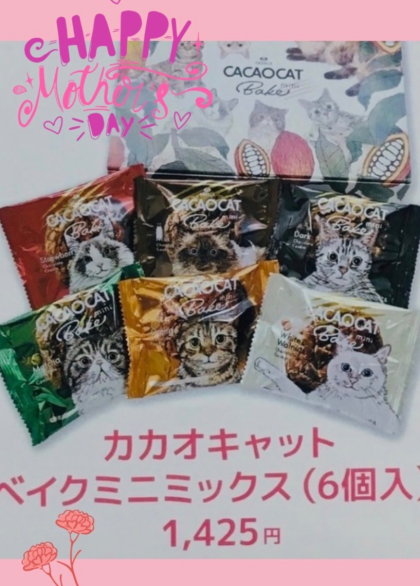 母の日のギフトにもおすすめ❣️ (CACAOCAT) BAKE miniミックス 6個入り