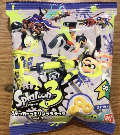 新商品🦑スプラトゥーン3ステッカー付リングスナック