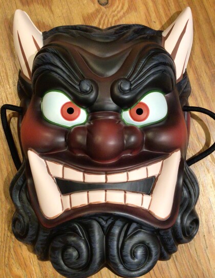 節分に👹でんちゃん福ます