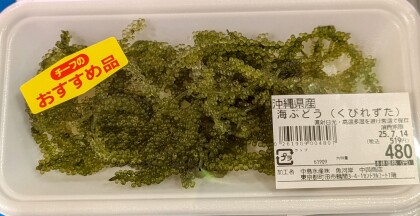 7月8日のおすすめ！沖縄県産『海ぶどう』