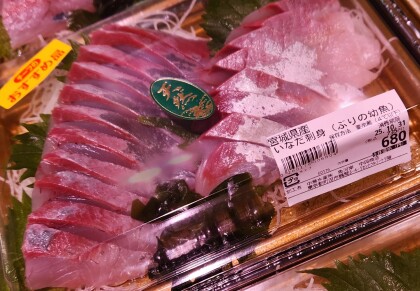 10月31日のおすすめ！『いなだ刺身』（ぶりの幼魚）