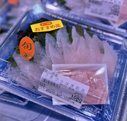 2月10日のおすすめ！富山県産『うまづらはぎ刺身』