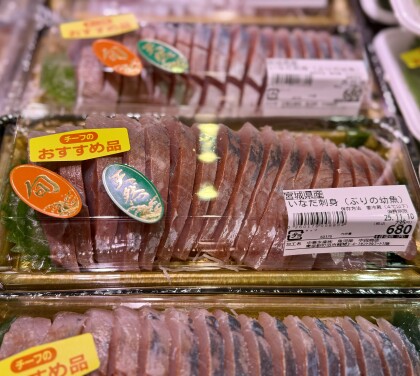 11月10日のおすすめ!『いなだ刺身用』(ぶりの幼魚)