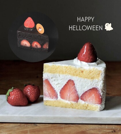 真っ黒 ハロウィンショートケーキ👻🩶