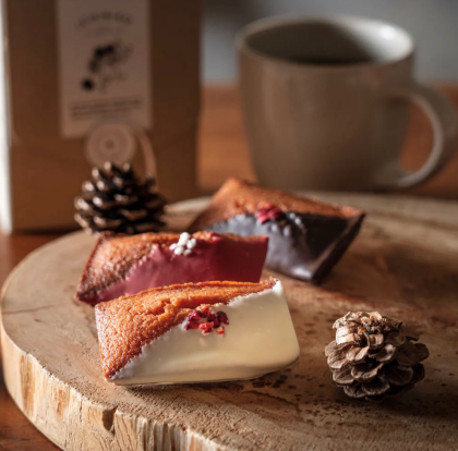 チョコがけいちごフィナンシェ🍫🌟