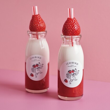 \期間限定/ 完熟生いちごミルク🥛🍓🍓´-