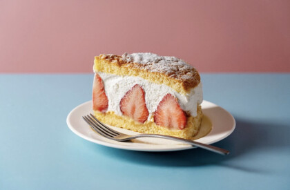 ゴロっと苺が入ったいちごケーキ🎂🍓🍓´-