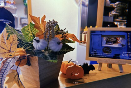 お店の飾り模様替え🎃
