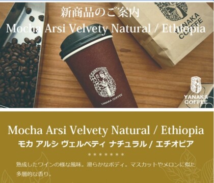 ★今週のおすすめ★【 モカ アルシ ヴェルベティ ナチュラル/エチオピア】