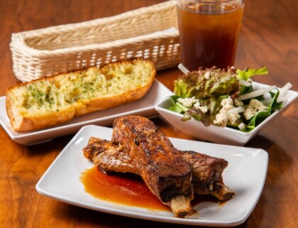スペアリブの味付けが選べるバリューセット🍖