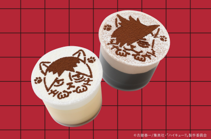 「パステル」にてアニメ「ハイキュー!!」とのコラボイラストプリンが登場！