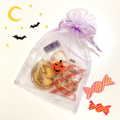 🎃親子でつくろう！ハロウィーンのおやつきんちゃく🍬