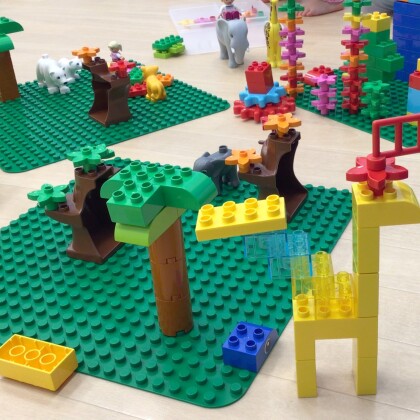 【1～3歳向け！親子ワークショップ】親子でブロックあそび🐕