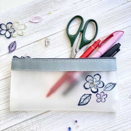【刺繍ワークショップ】レースと刺繍でペンケースをつくろう！🧶