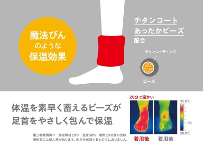 足首あったかビーズウォーマー入荷‼️