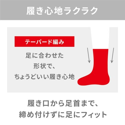 締め付けない靴下😊
