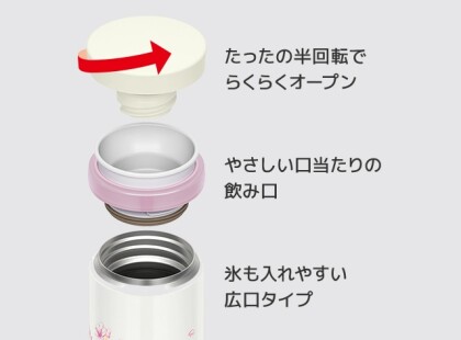 桜デザインの水筒🌸