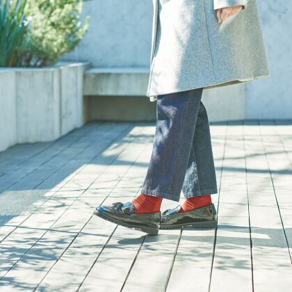 締め付けない靴下😊