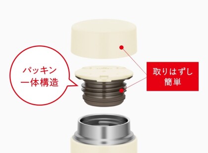 パッキン一体型水筒❗️
