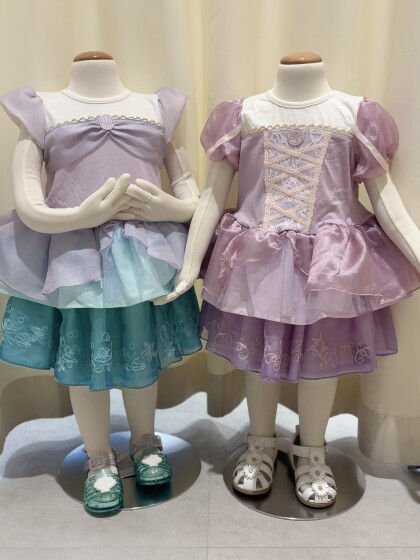 【Disney新作】プリンセスなりきり夏ver.登場☀️🎀🩵