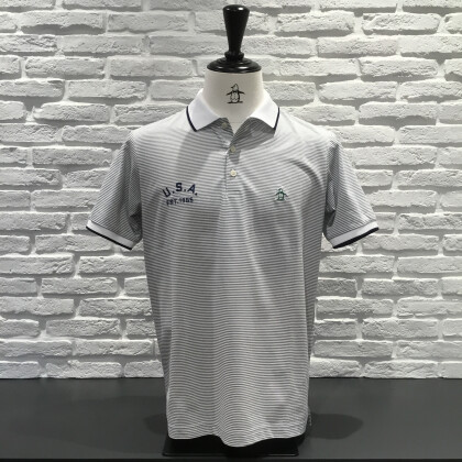 ボーダーポロシャツ👕