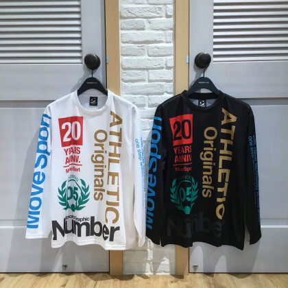 MoveSport×Number 洗練グラフィックロンT