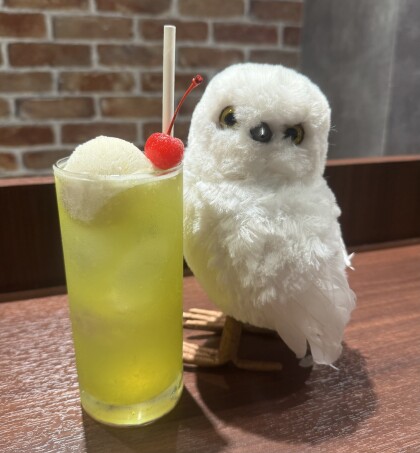 宮前メロンを使用したクリームソーダが新登場🍈
