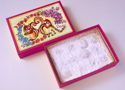 可愛いリスの絵柄が特徴です💕