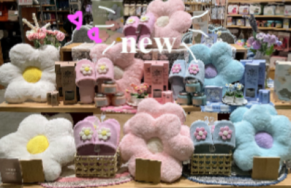 🌸THREEPPY🌸フラワーリビング🤍🩷💙