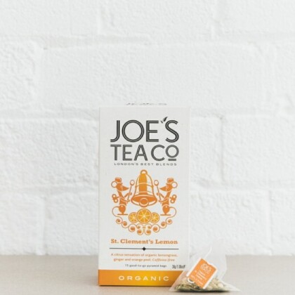 イギリス🇬🇧オーガニックティーブランドJOE'S TEA(ジョーズティー)からSt.Clement's Lemon（セントクレメンツレモン）🍋