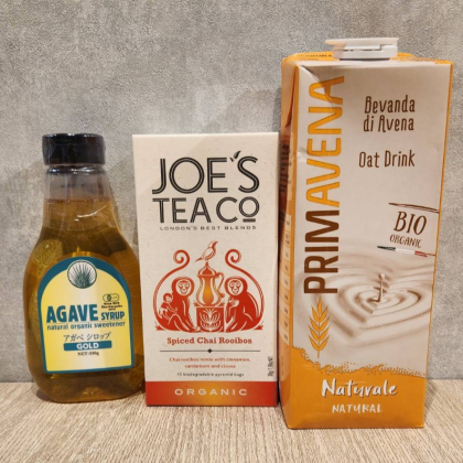 【JOE'S TEA】より、 スパイシーチャイルイボスのミルクティー🌱のご案内