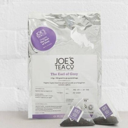 オーガニックティーブランド JOE'S TEA(ジョーズティー) の【アールグレイ】をご紹介します!