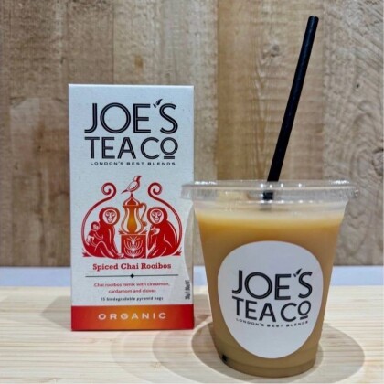 【JOE'S TEA】より、 スパイシーチャイルイボスのミルクティー🌱のご案内
