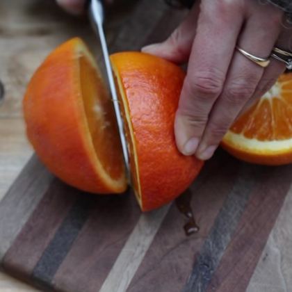 ブラッドオレンジ🍊クレマントカクテル🍷