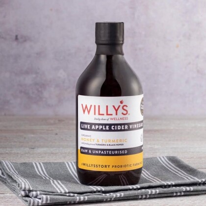 腸活・免疫力アップ・代謝アップに効果が期待できるリンゴ酢🍎