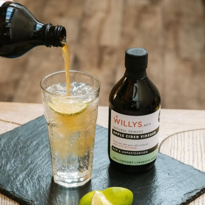 【Willy's ACV(ウィリーズ)】 オーガニック アップルサイダー ヴィネガー(リンゴ酢🍎)  のご紹介✨