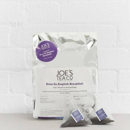 JOE'S TEA（ジョーズティー）から濃いめのセイロンティー『Ever-So-English Breakfast』☕ ミルクティーにぴったりです🌱