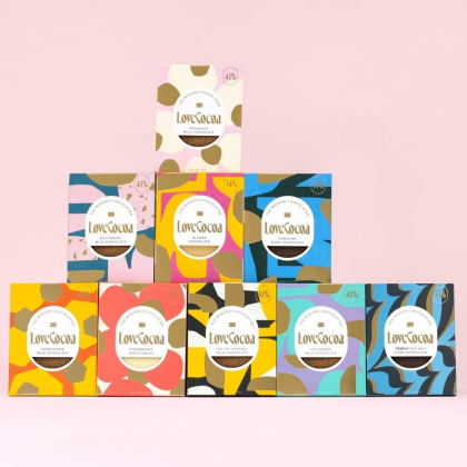 【LOVE COCOA】 ソルティキャラメル ミルクチョコレート♥️バレンタイン限定パッケージ♥️