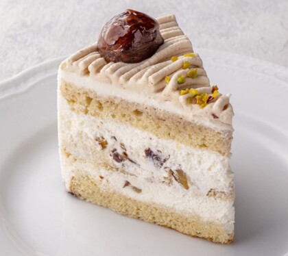 季節のマロンショートケーキ