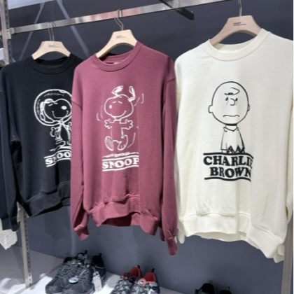 PEANUTSコラボアイテム販売中！